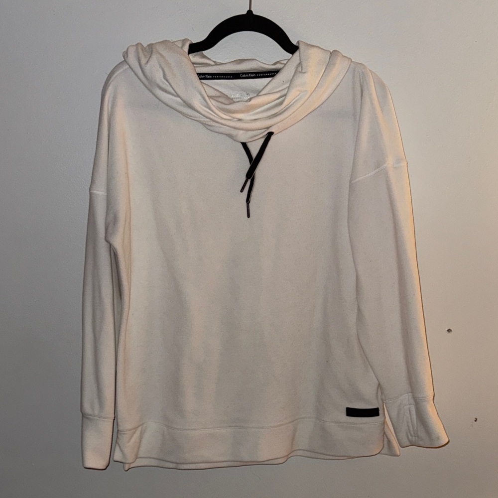 Calvin Klein Women's Off-White Hoodie